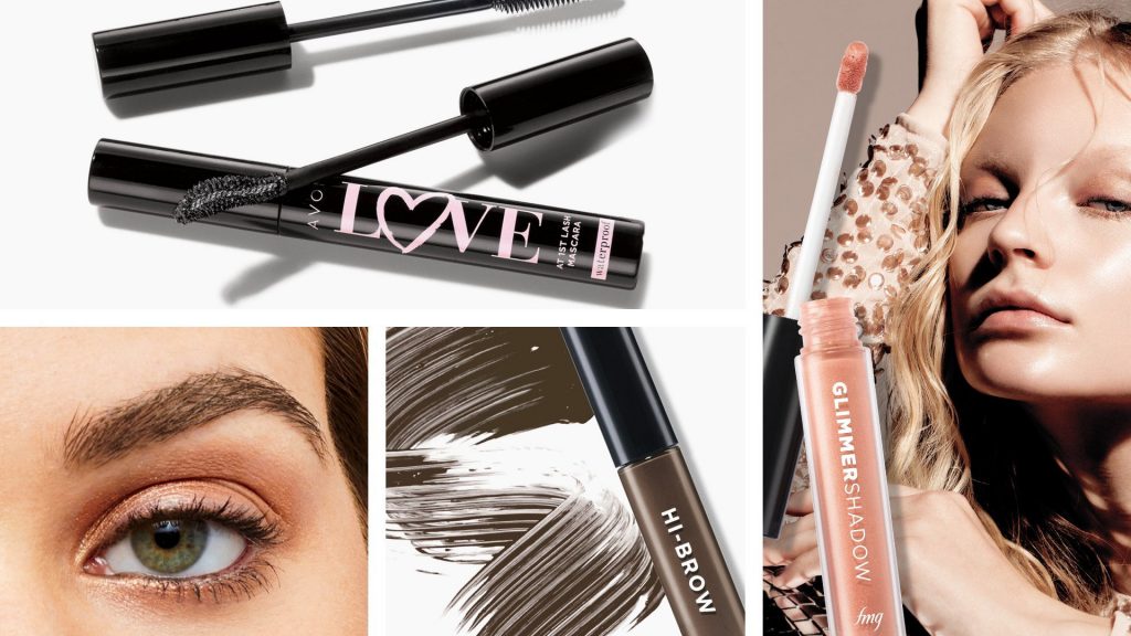 Avon Love at 1st Lash, Hi Brow, & Glimmershadow